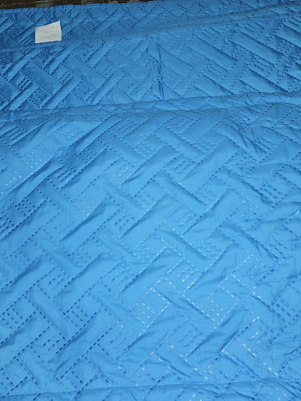 Everyday Quilted Comforter Set in Sky Blue With 2 Pillow Cover.  ( 3 Pieces Set)